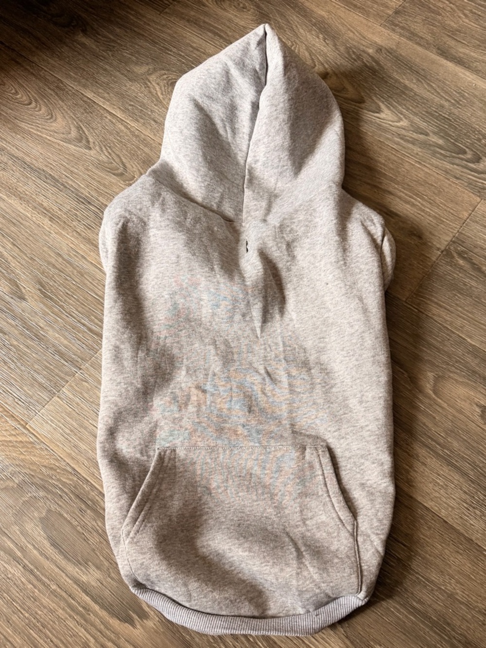 Heather Gray Pullover Hoodie for dog